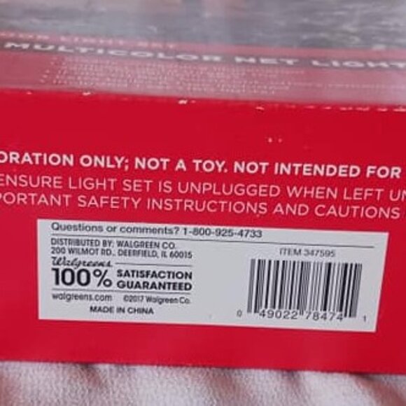 New in Opened Box Multi-Color Net Light with 150 Bulbs - Picture 4 of 10